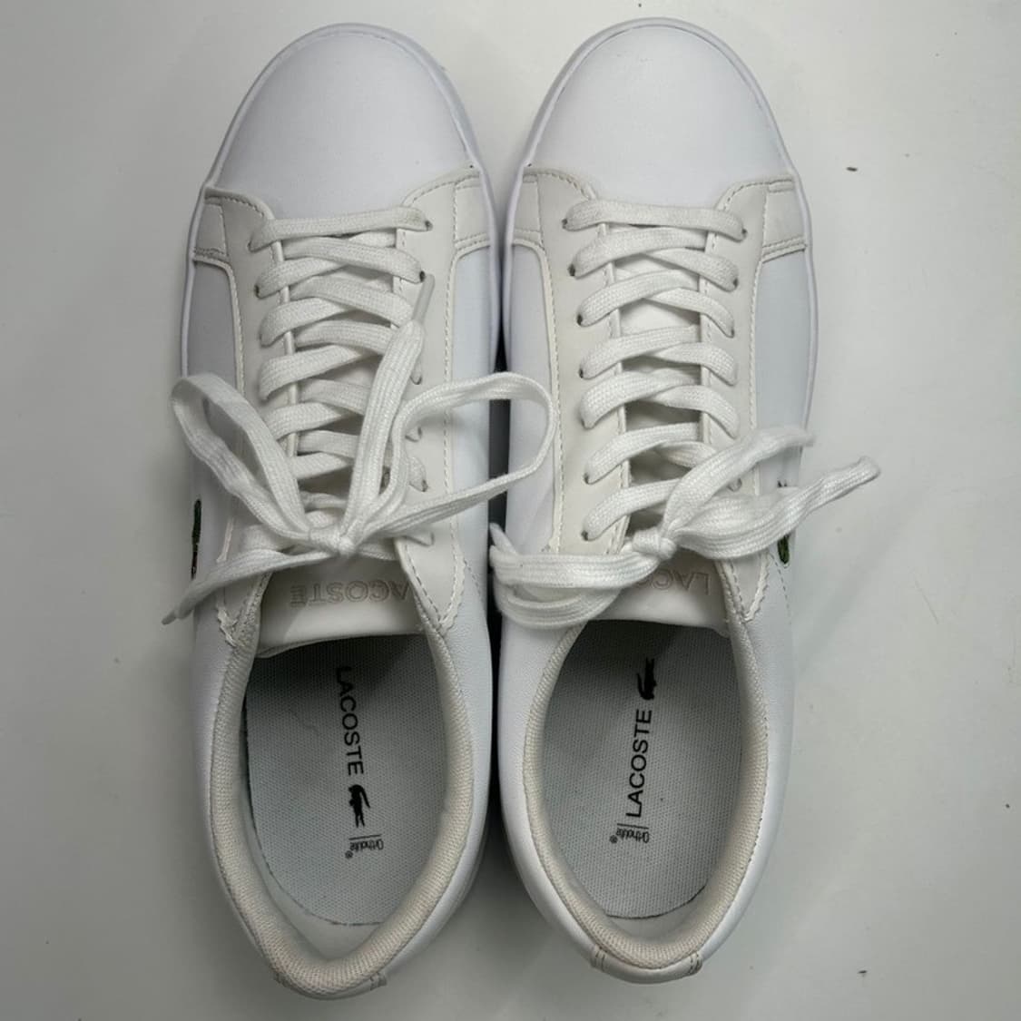 라코스테 스니커즈 화이트 UK8 상품이미지5