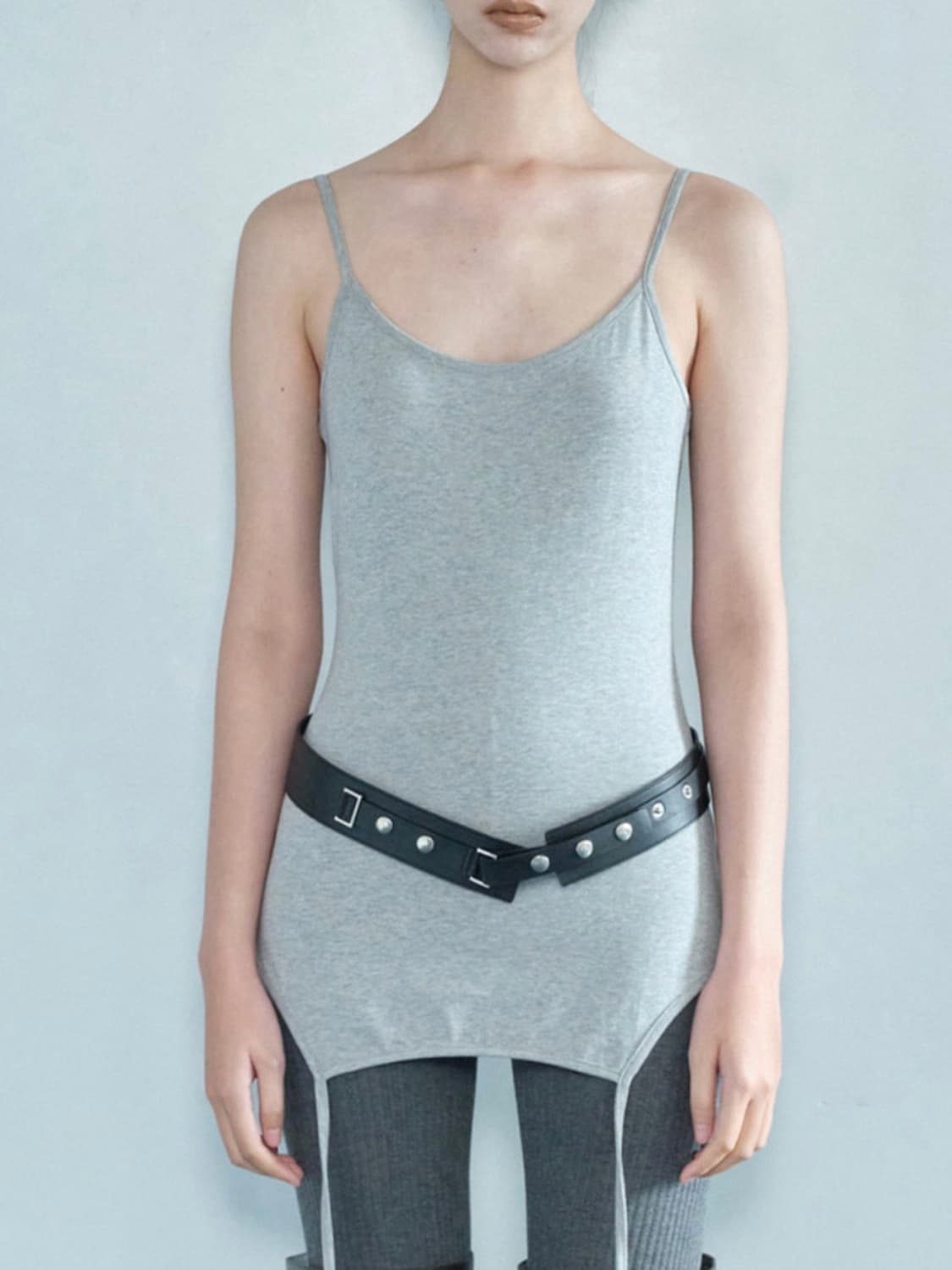 세릭 벨트 FLAT SNAP BELT BLACK 상품이미지1