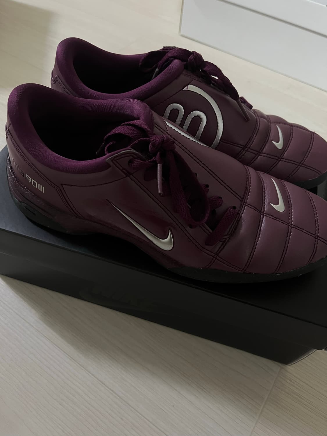 NIKE 토탈90 보르도 앤 메탈릭 실버 상품이미지7