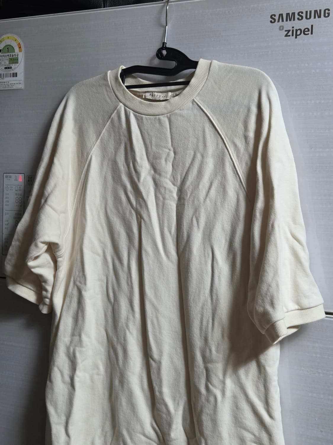 9천원 급처! 빈티지 도트 프릴 샤 반팔 롱원피스 아이보리 상품이미지2