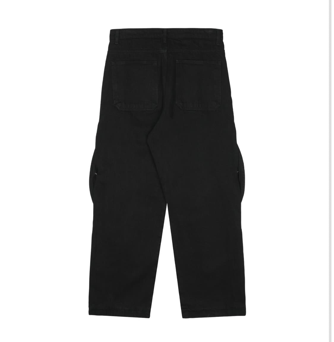 산산기어 COTTON WAVE PANTS 블랙 1 상품이미지2