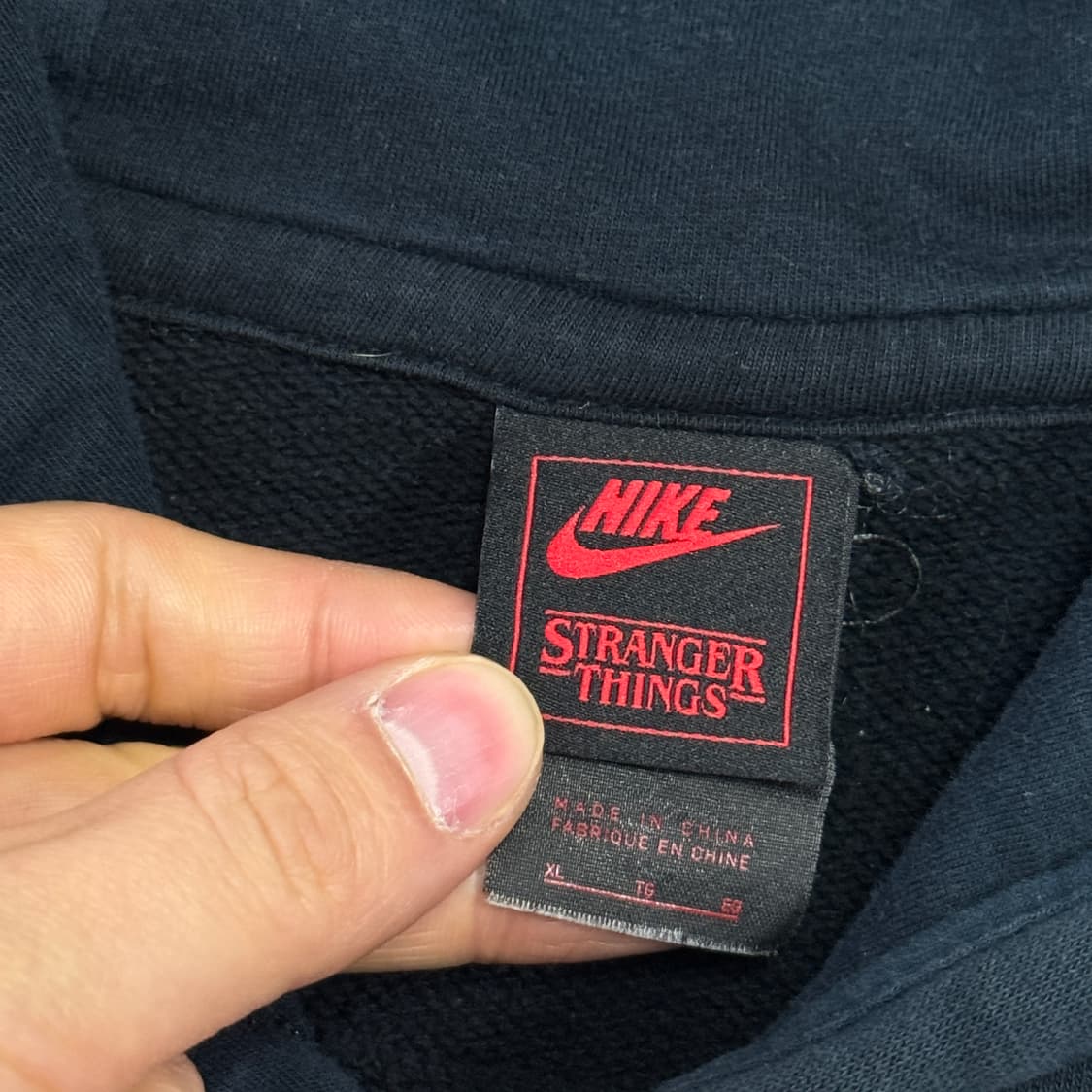 나이키 기묘한이야기 후드 XL 상품이미지4