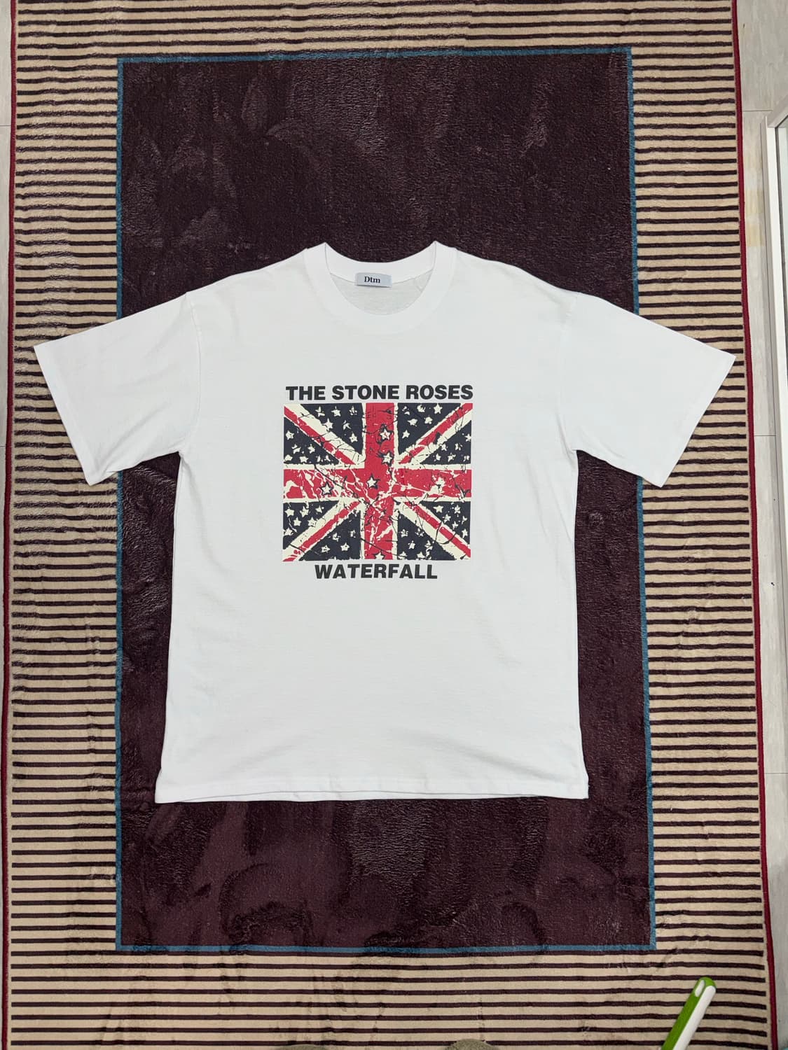 U.K oasis st damaged t-shirts (블랙/화이트) 상품이미지9