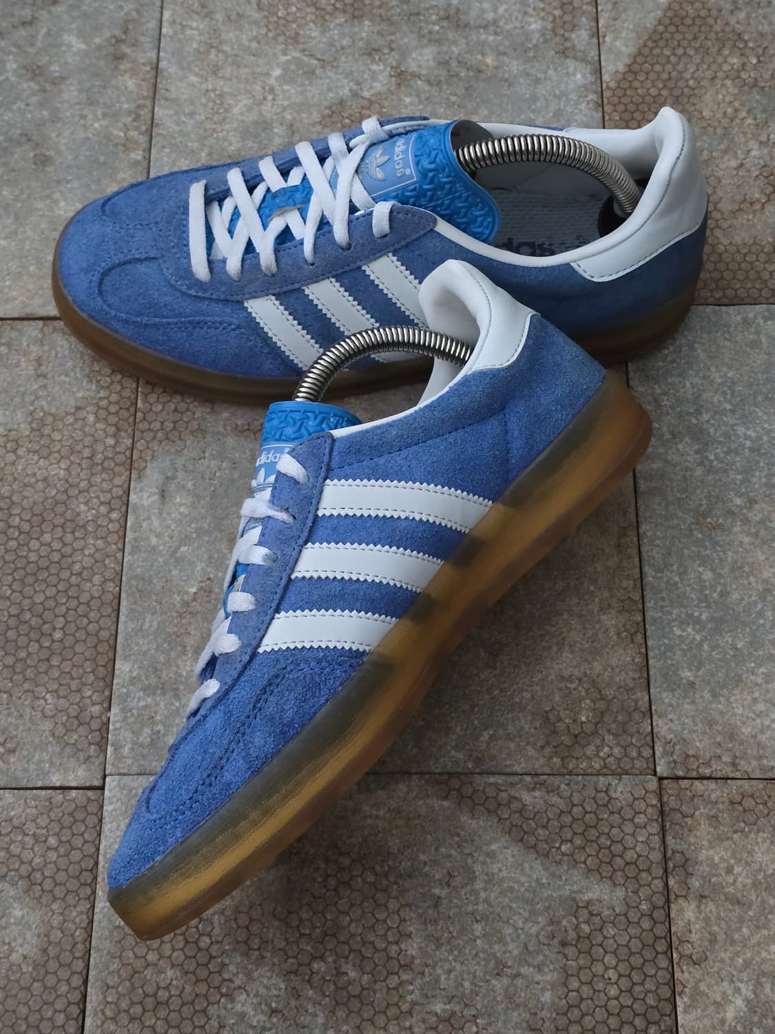 (235)아디다스 가젤 인도어 블루 퓨전  상품이미지5