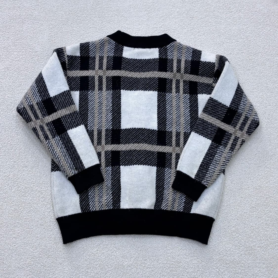 100 헨어스에드윈 체크 가디건 0320E 상품이미지2