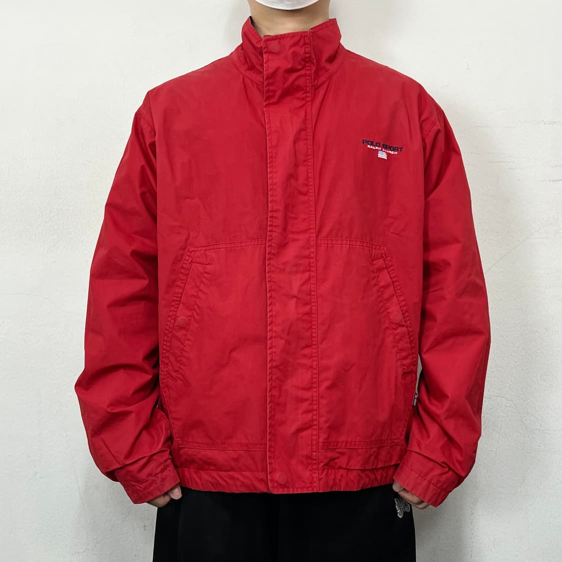 폴로랄프로렌 90s 스포츠 리버시블 블루종 자켓 상품이미지7