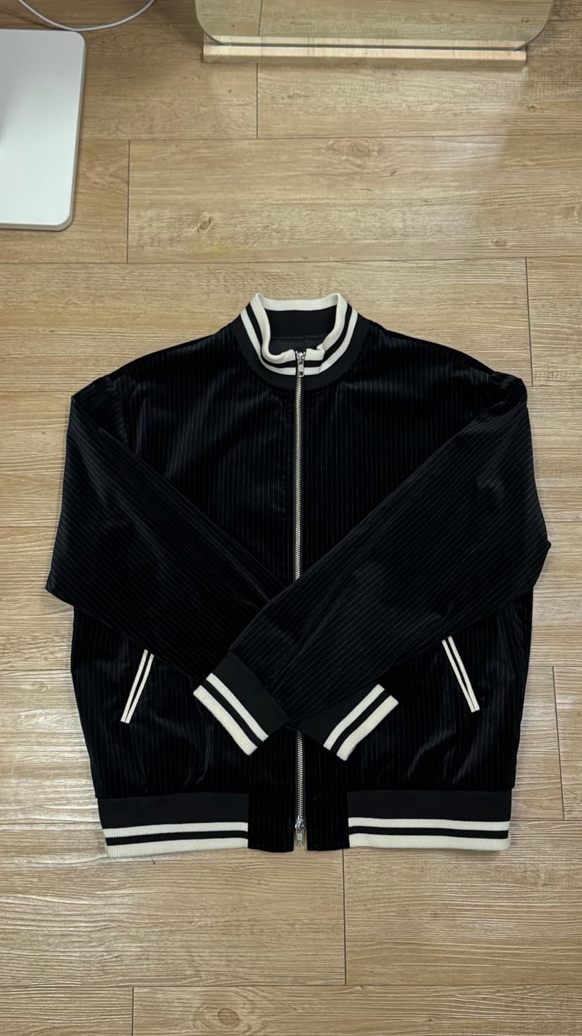 유스 youth 스트라이프 벨벳 트랙자켓[L] 상품이미지2