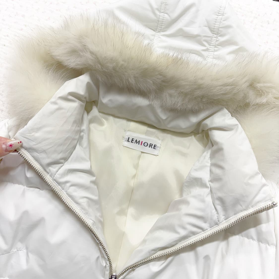 JPN/ 모리걸화이트패딩 아이보리패딩 모리룩패딩 모리걸패딩 상품이미지5