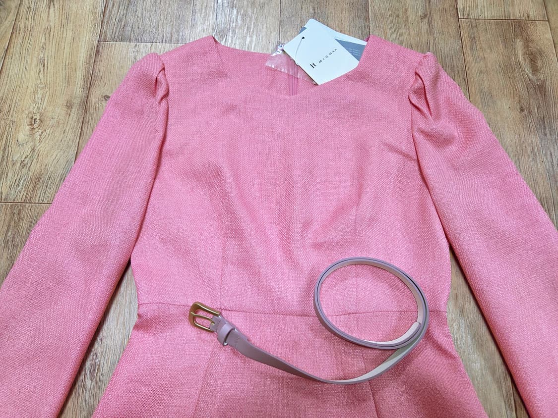 잇미샤(it michaa) 페미닌 하트넥 원피스 55 새상품 상품이미지4