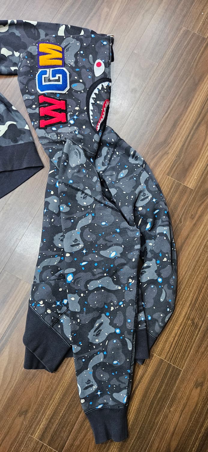 베이프 스페이스카모 후드집업 XL 상품이미지3