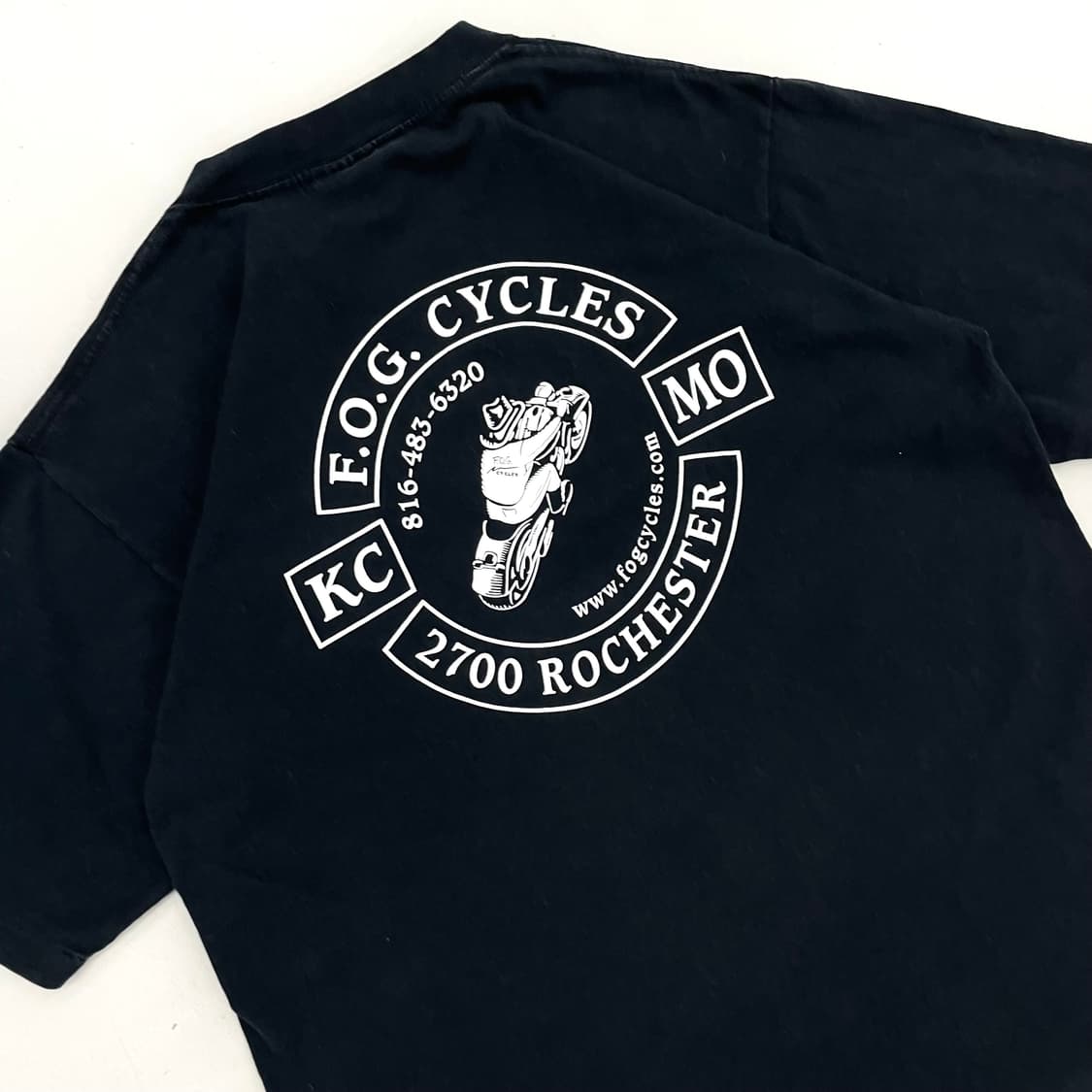 90s 싱글스티치 스컬 해골 트라이벌 빈티지 반팔 티셔츠 블랙 상품이미지5