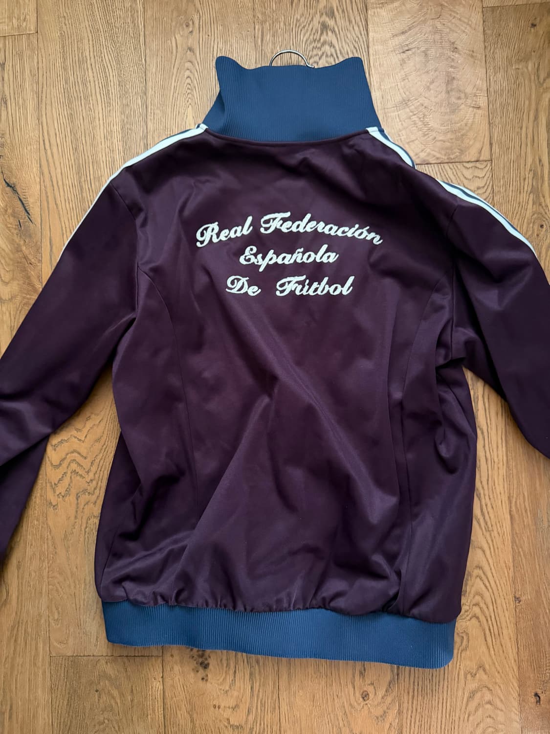 아디다스 스페인 베켄바우어 트랙 자켓 쉐도우 마룬xxl판매합니다 상품이미지2