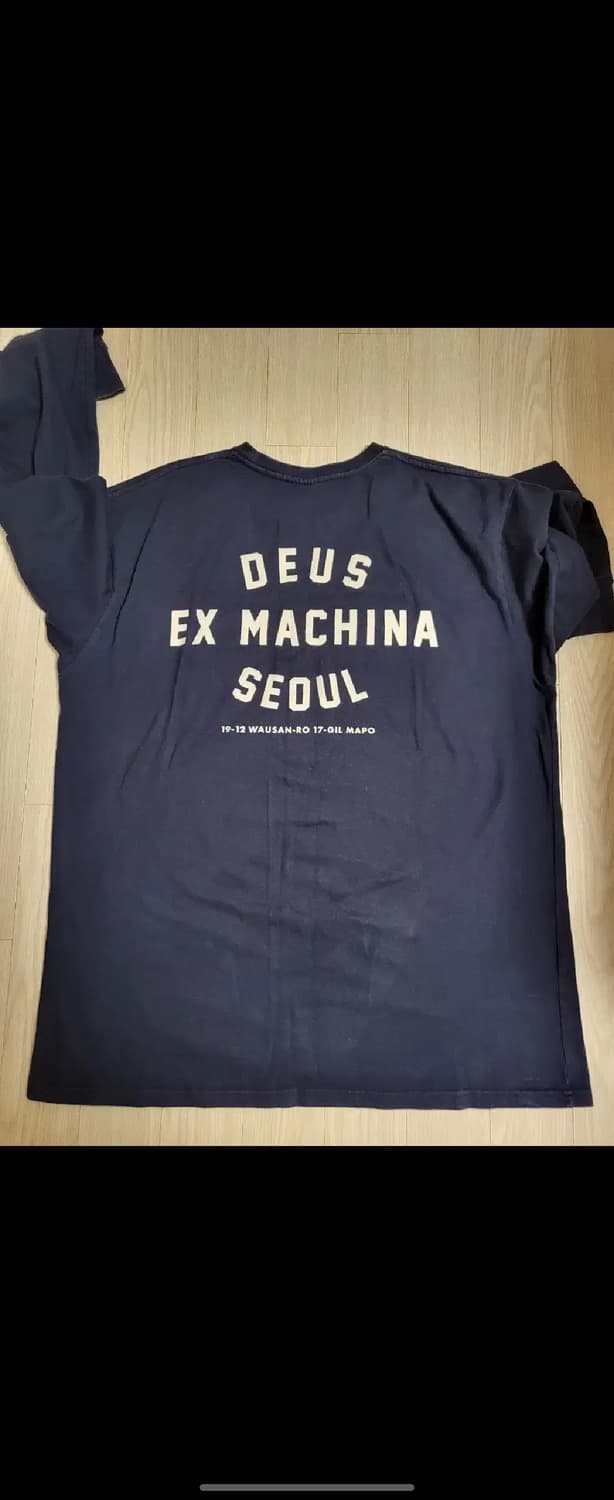 데우스 엑스 마키나 롱슬리브 긴팔 네이비 xxl 상품이미지1