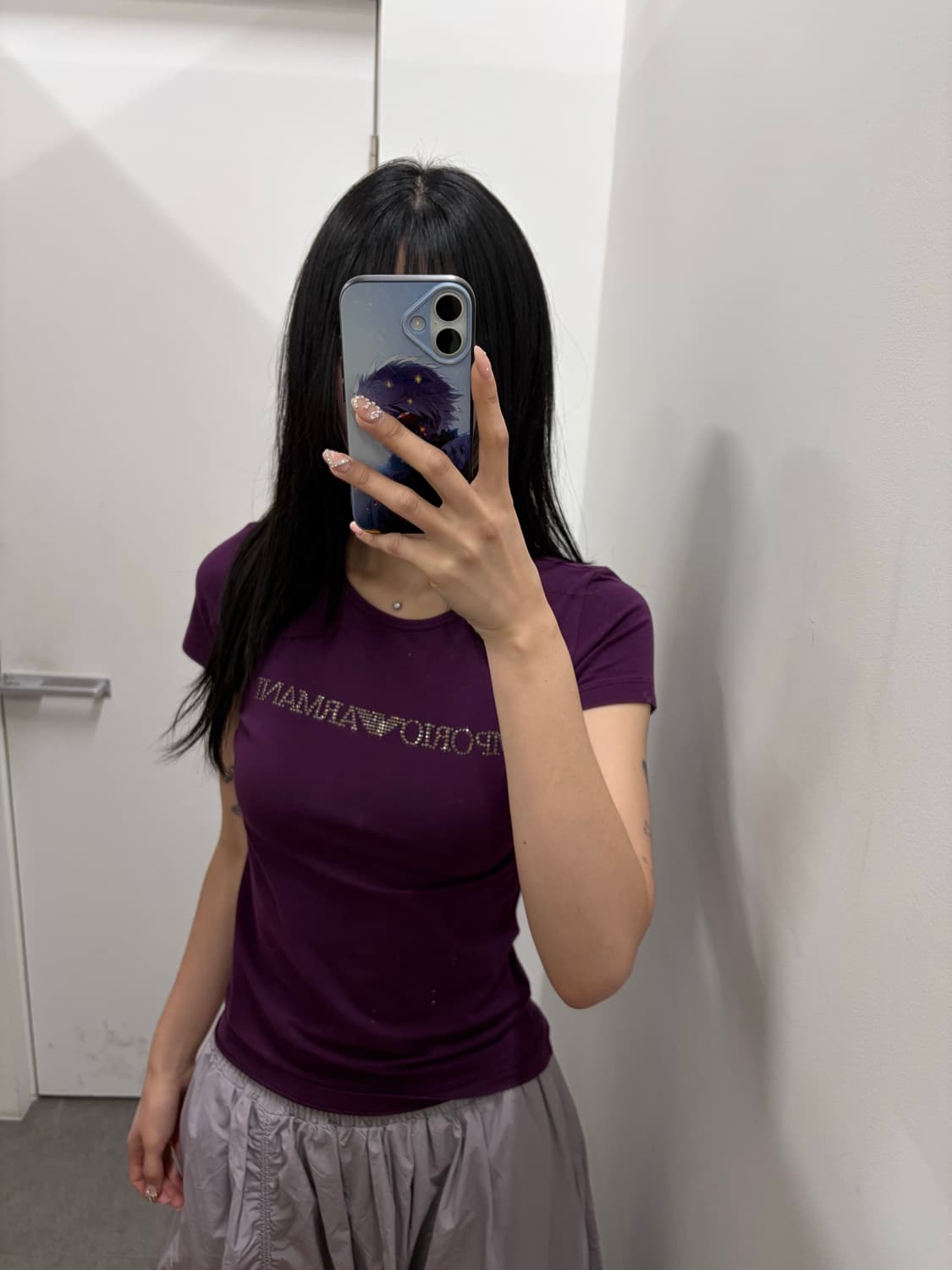 엠포리오 아르마니 큐빅 로고 반팔티 상품이미지3