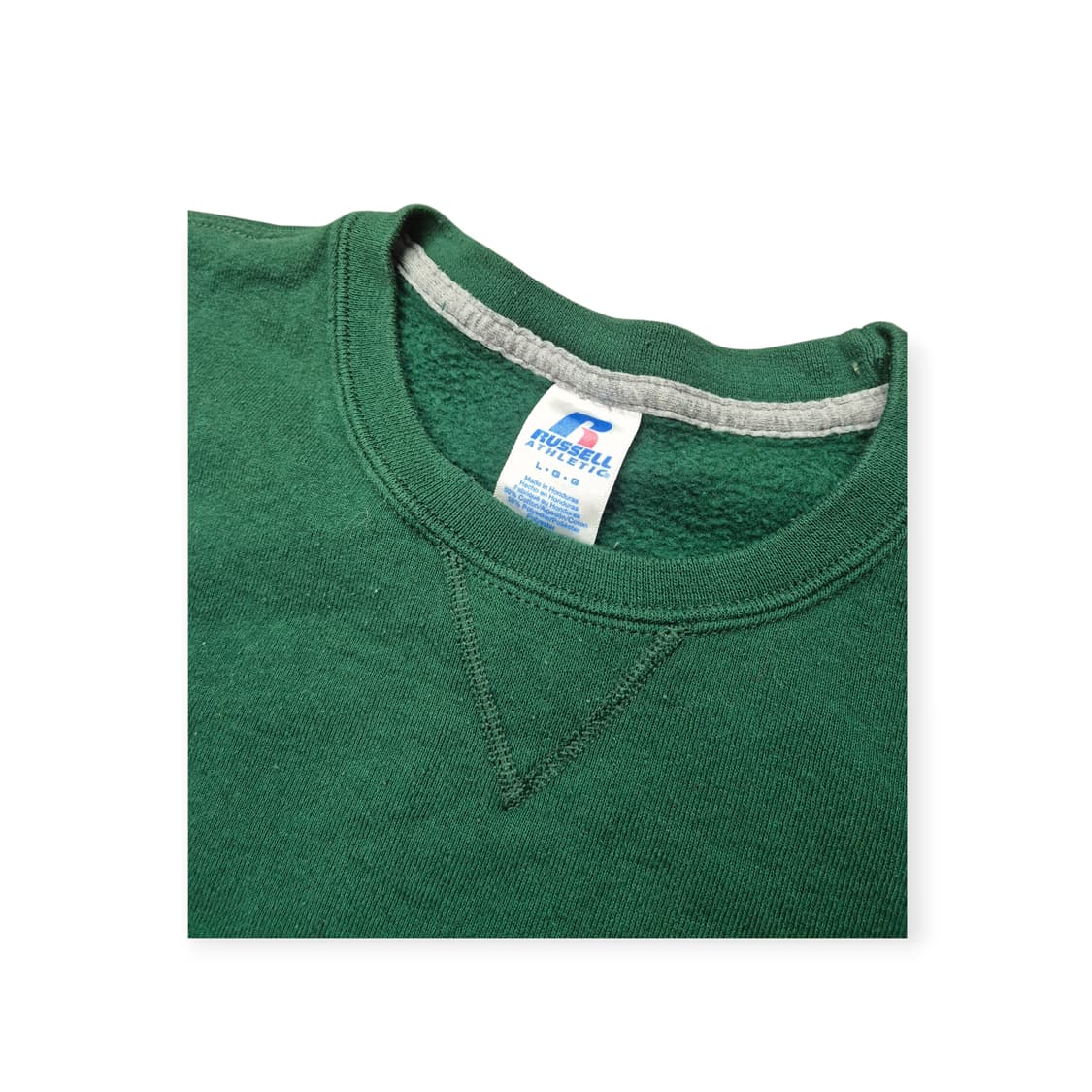 러셀 스웻셔츠 그린 상품이미지2