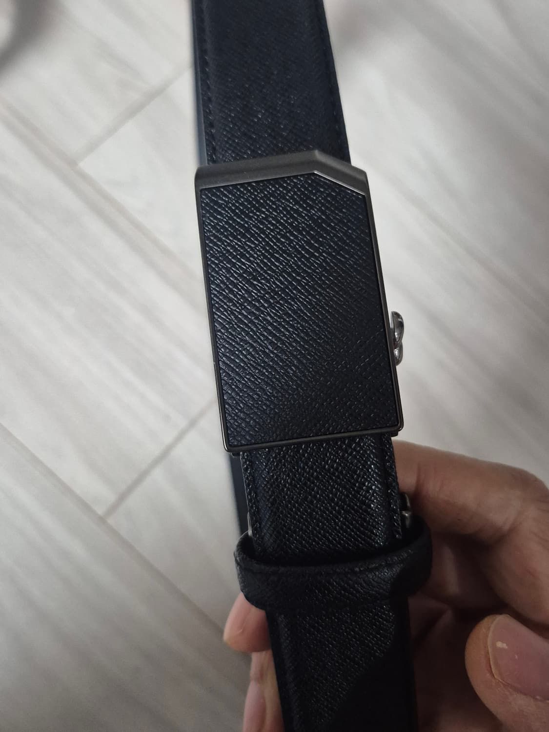 지오지아 리얼 소가죽 벨트 (새상품) 상품이미지4