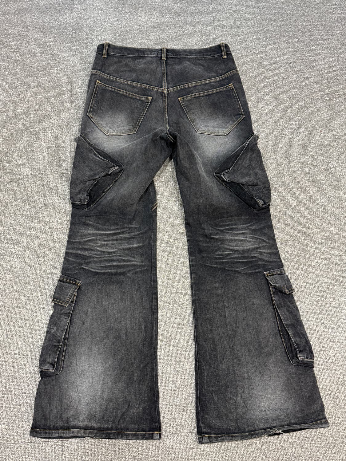 노쿨러스 부츠컷 카고 플레어 데님 팬츠 2  상품이미지7