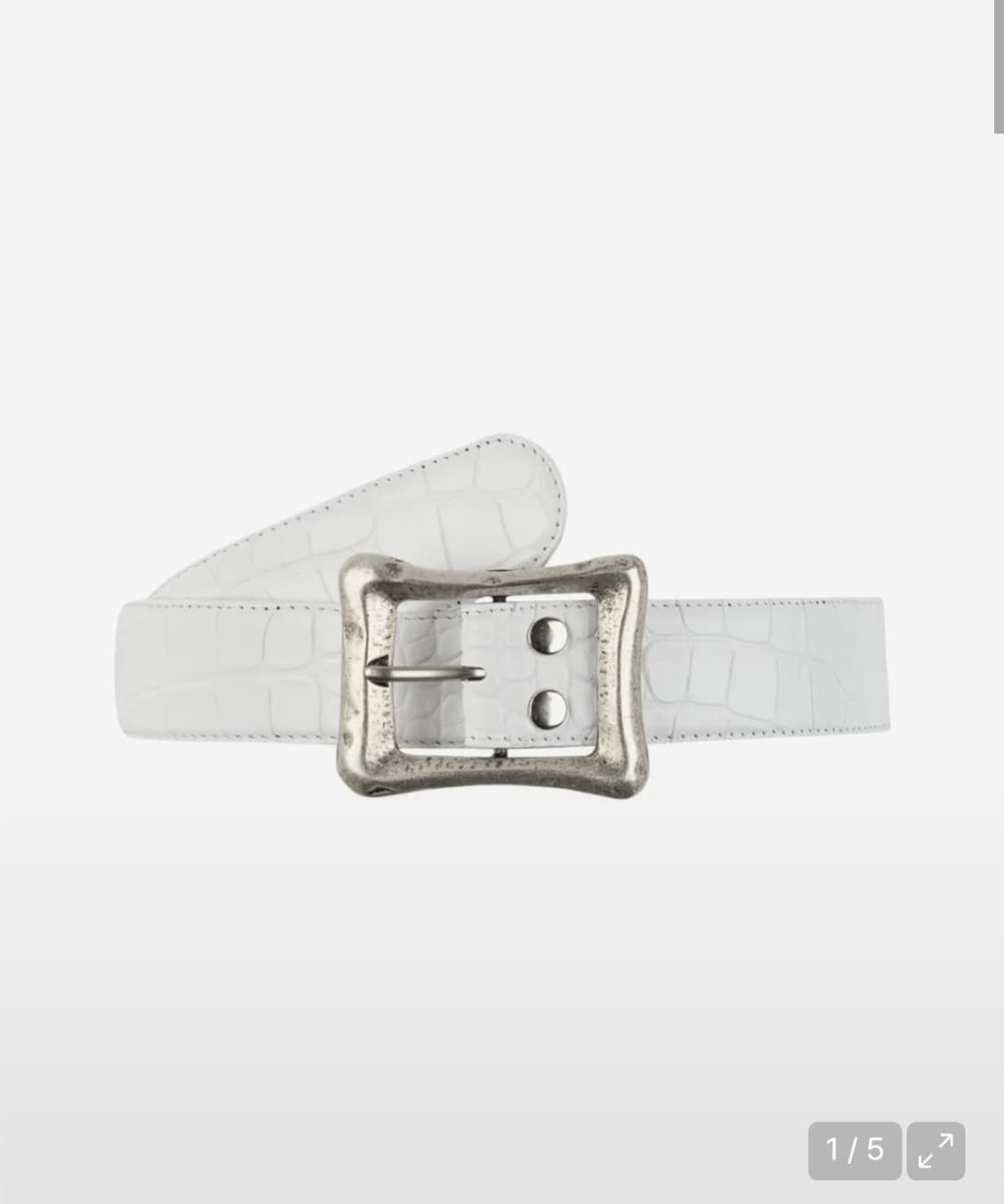 (구매)에모스탠스클럽 코어 벨트 화이트 상품이미지1