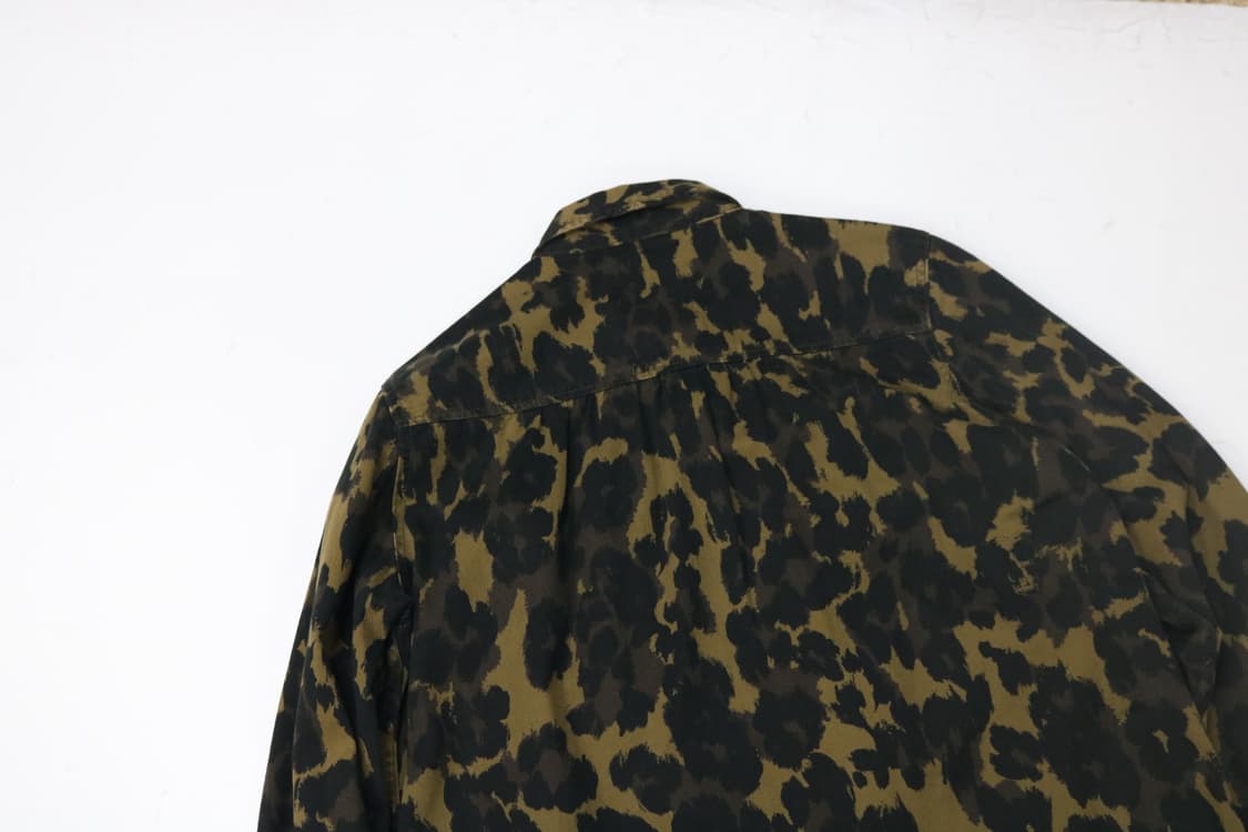 히스테릭 글래머 레오파드 카모 밀리터리 셔츠 상품이미지7