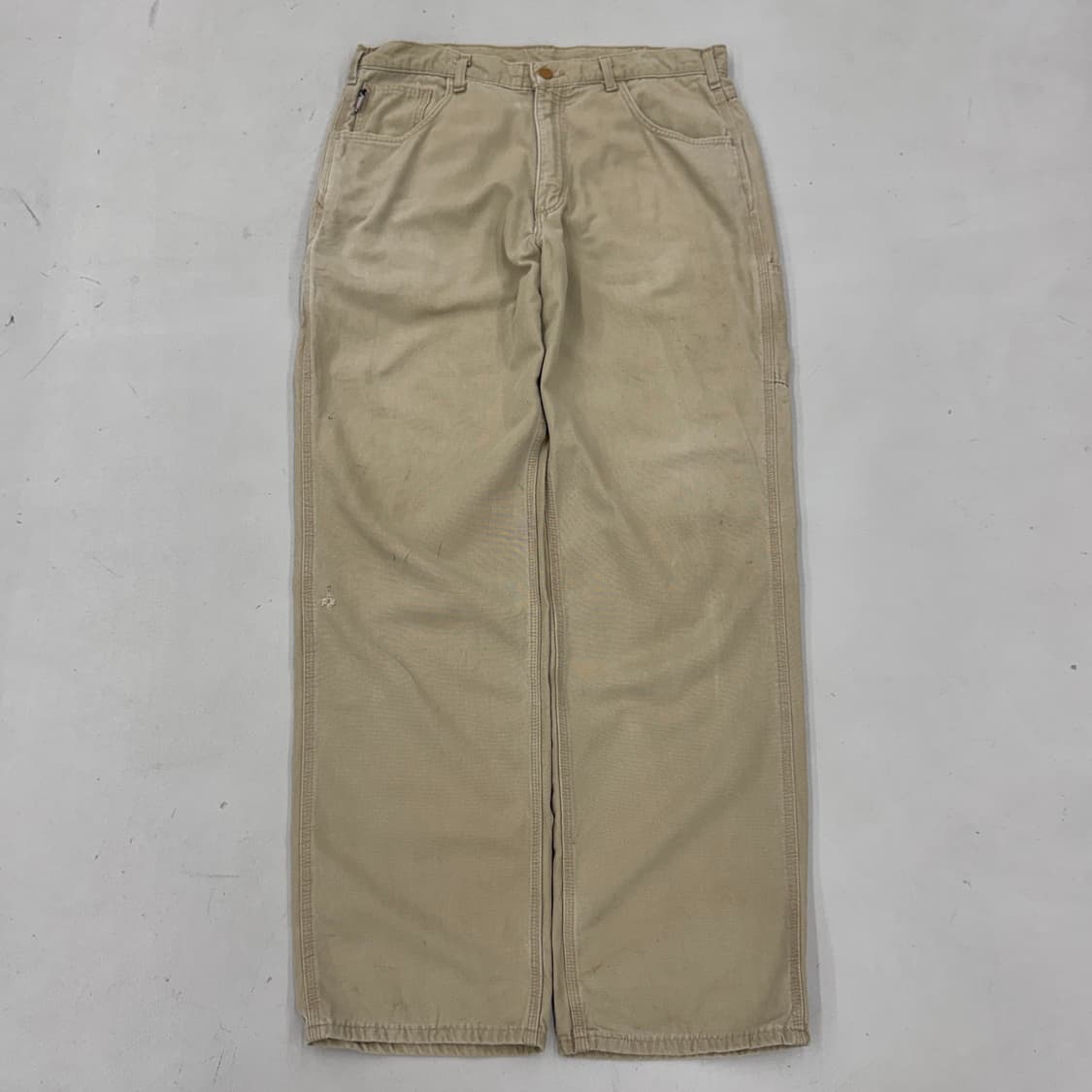 칼하트 OG 카펜터 FR 덕캔버스 와이드 워크팬츠 상품이미지2