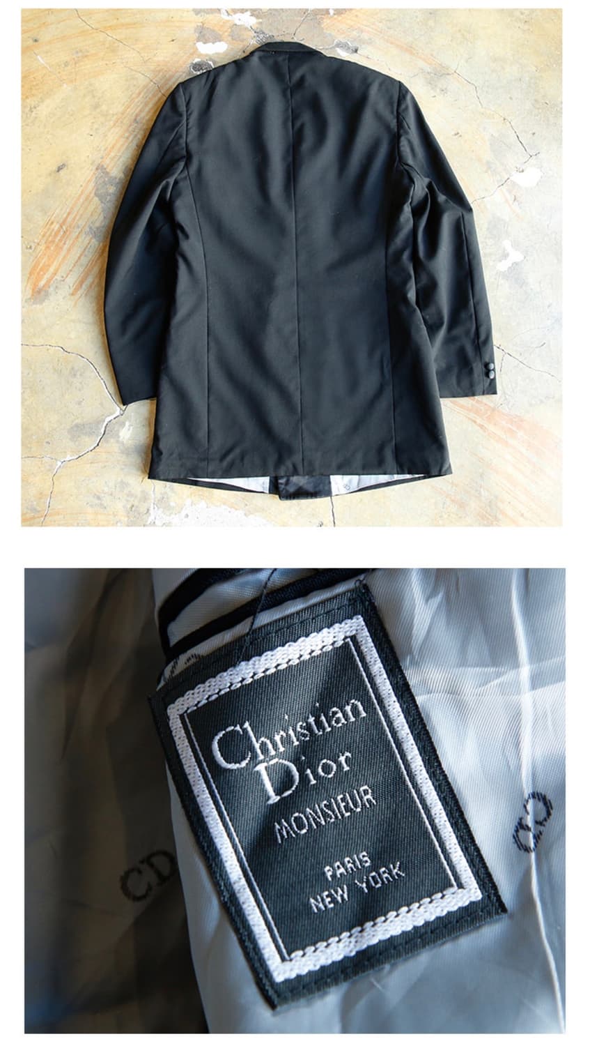 80‘s Christian Dior Monsieur 턱시도 자켓 상품이미지4