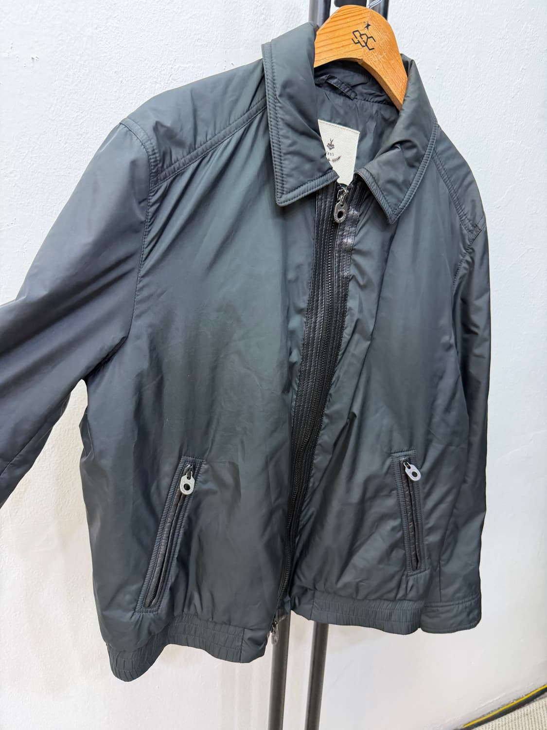 정품) Bally 발리 남성 블랙 봄버 자켓 104 상품이미지2