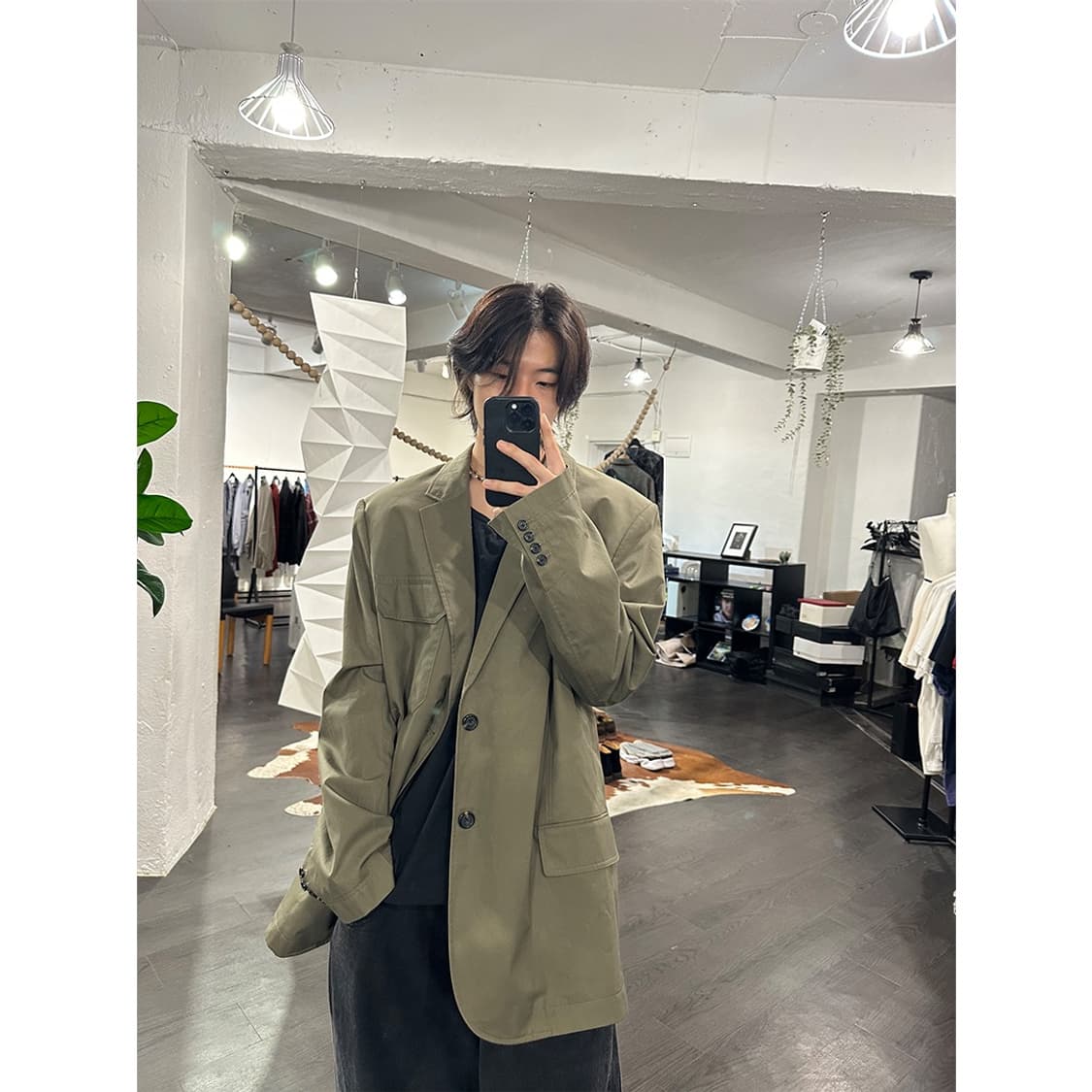 헬무트랭 테크 오버사이즈 블레이저 상품이미지4