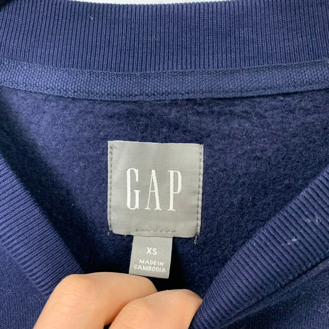 Gap 갭 덤블로고 네이비 맨투맨  상품이미지6