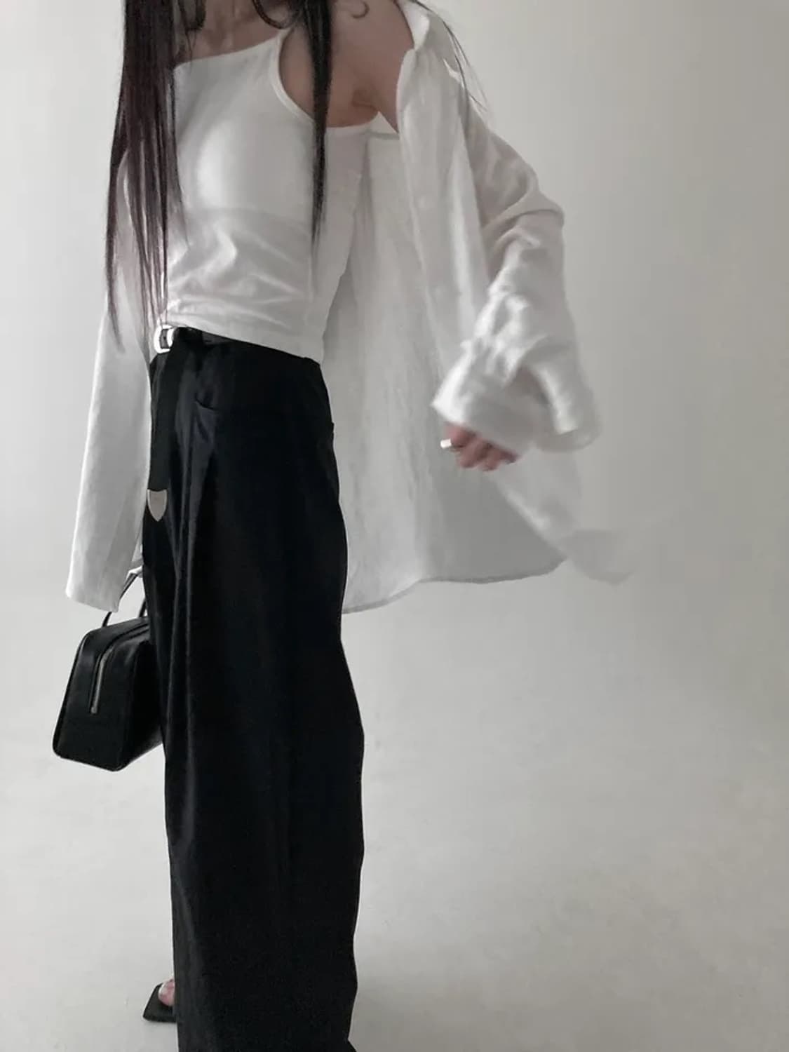 여름슬랙스 블랙 상품이미지3