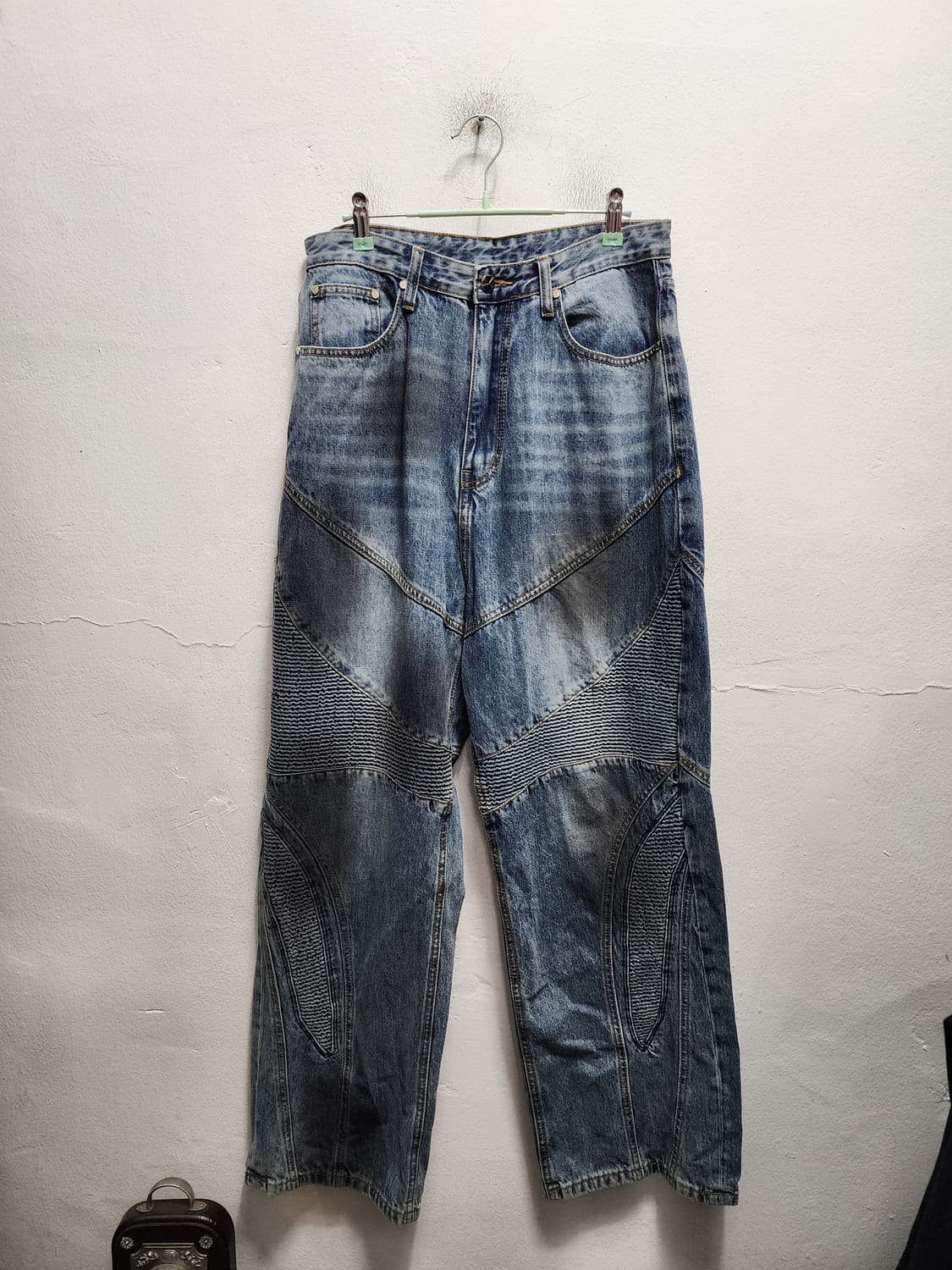 OY 오와이 워싱 더티드 와이드 팬츠 상품이미지1