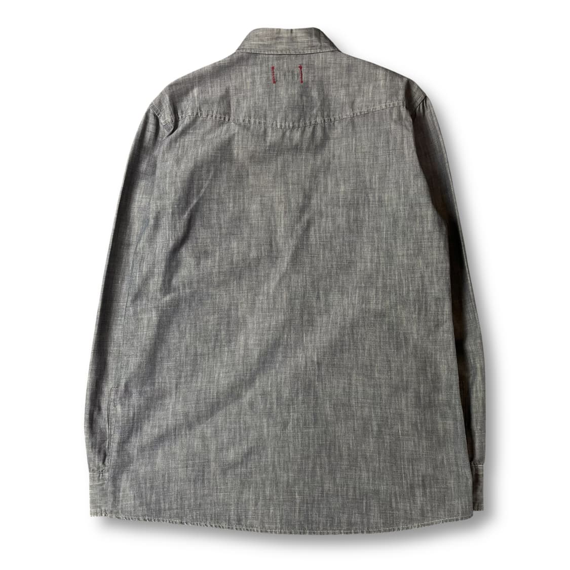 게스 그레이 투포켓 데님 셔츠 S 상품이미지2