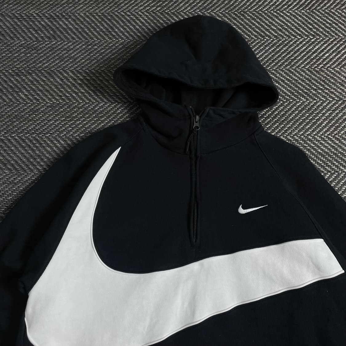 나이키 빅스우시 로고 하프 집업 후드 티셔츠y 3682 상품이미지5