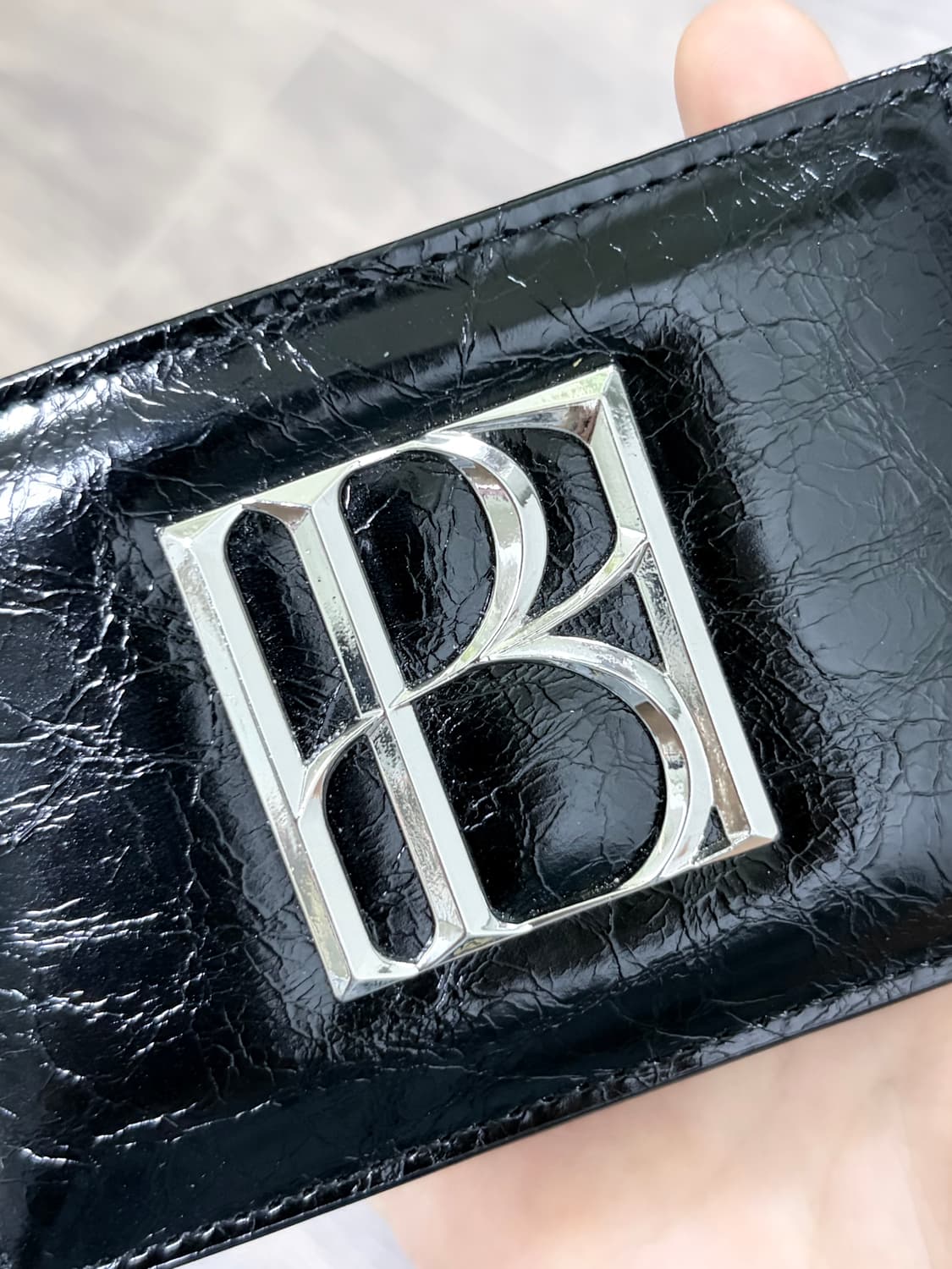 보헤미안서울 PADDING CARD WALLET, BLACK 상품이미지4