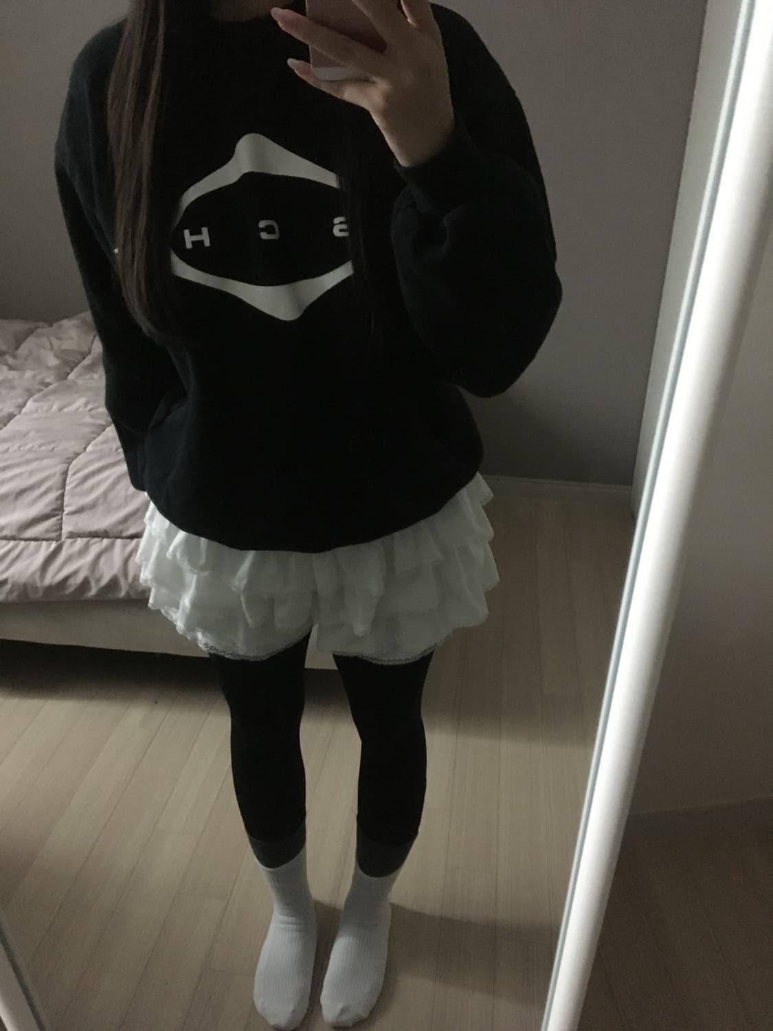 미스치프 롬버스 크루넥 맨투맨 상품이미지1