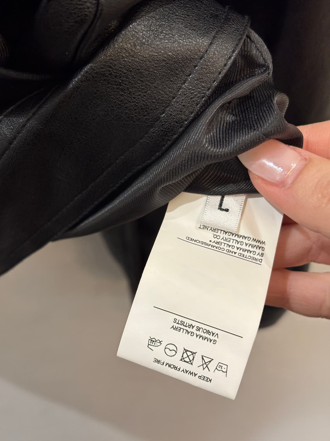 GAMMA GALLERY Leather Zip-up Jacket 상품이미지9