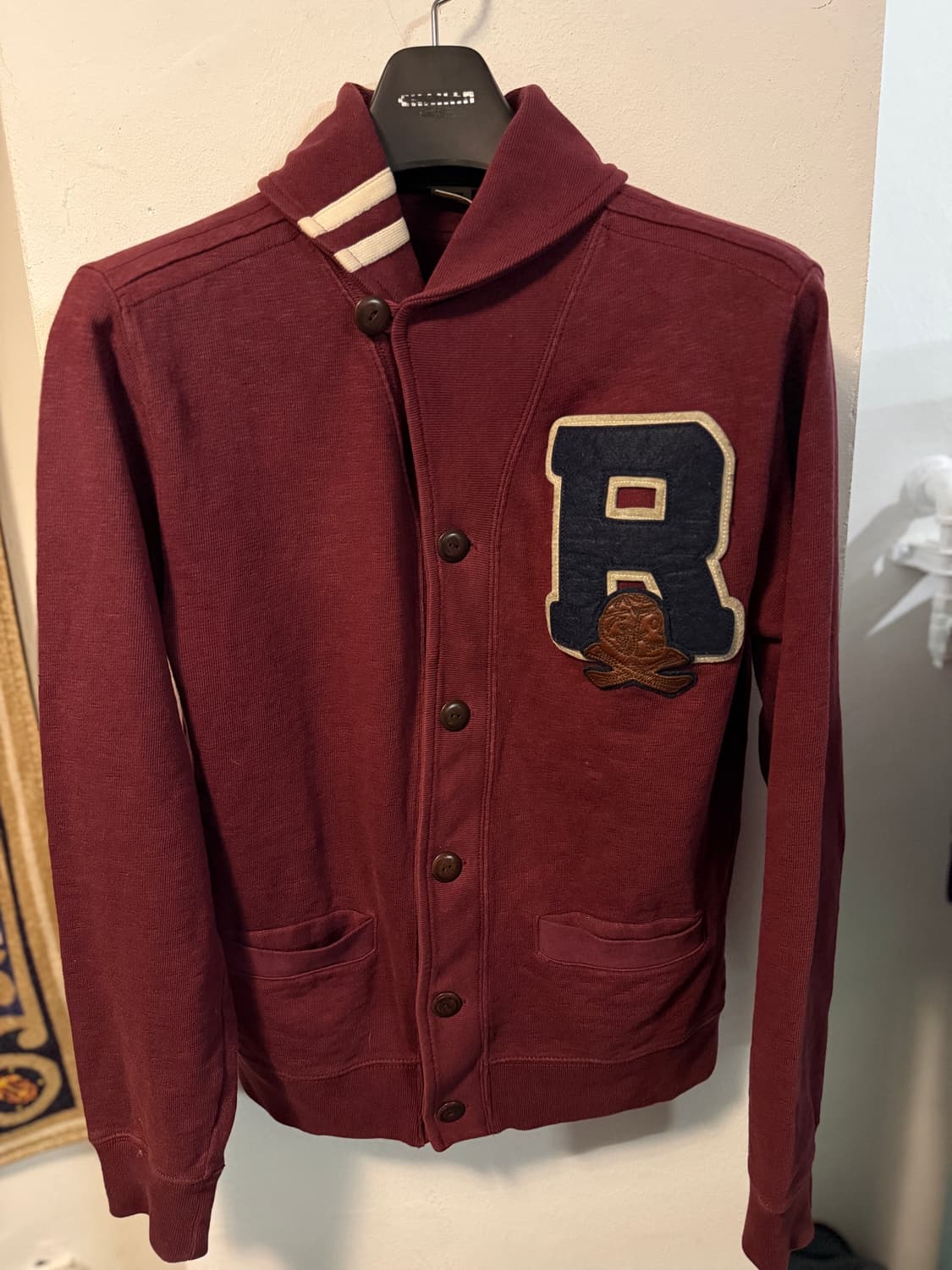 랄프로렌 럭비 숄카라 가디건 s 상품이미지2