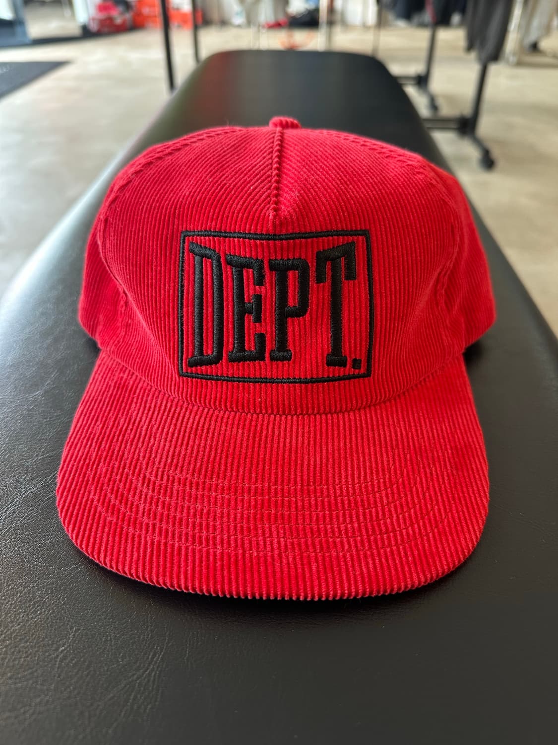 갤러리디파트먼트 짐 로고 코듀로이 모자 상품이미지1