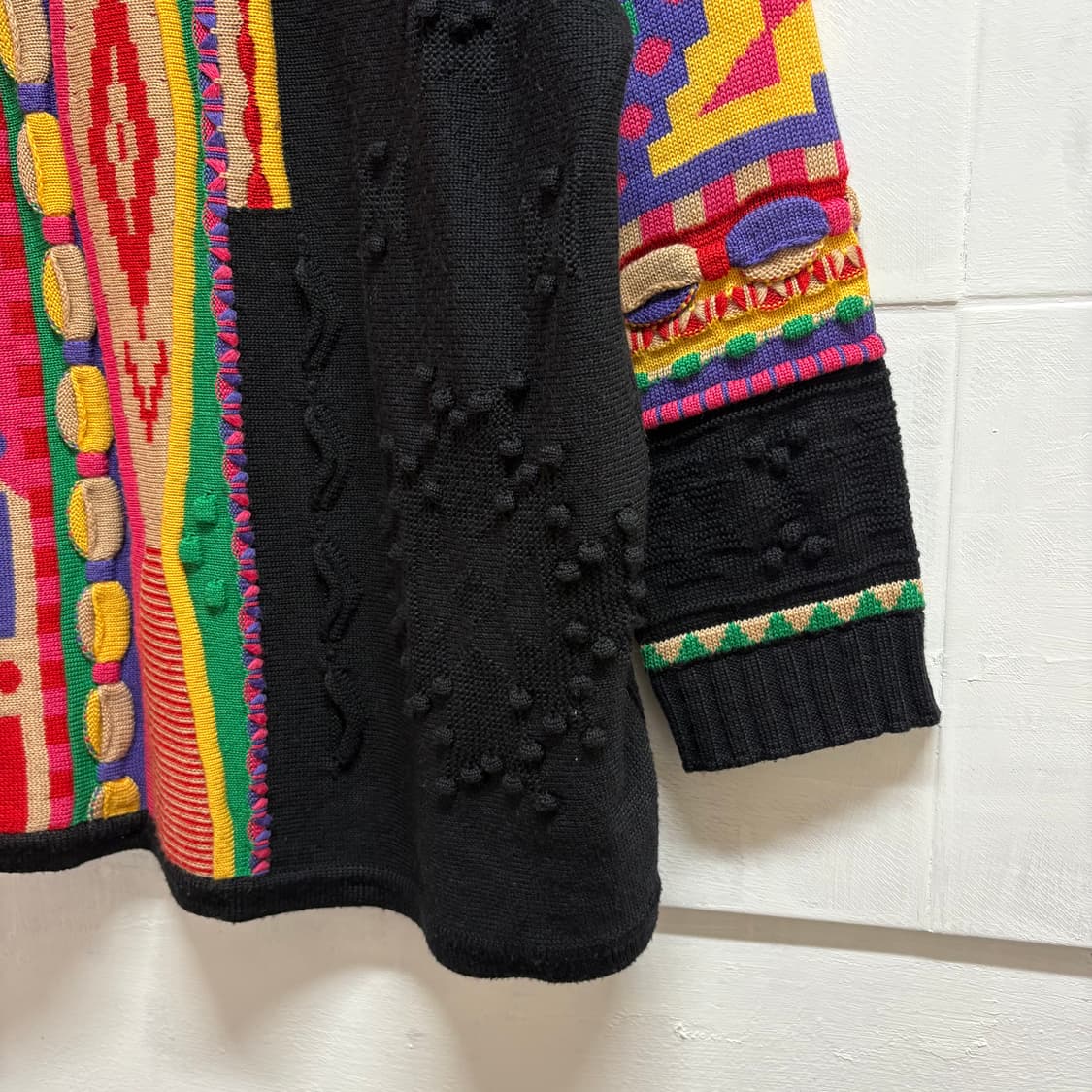 JAPAN 빈티지 유니크 비비드 니트 상품이미지3