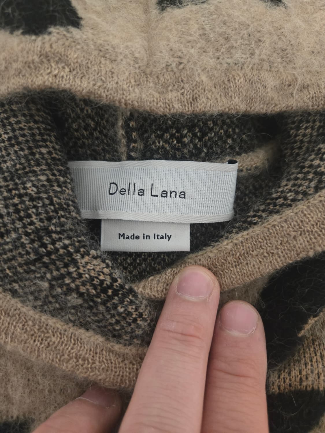 델라라나 Della Lana 모헤어 후드 탑 상품이미지4