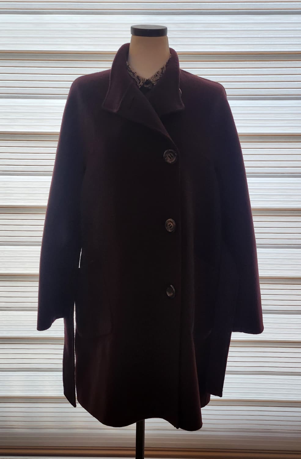 MCM  버건디 핸드메이드 코트 ●표기사이즈 4 (55~77) 상품이미지5