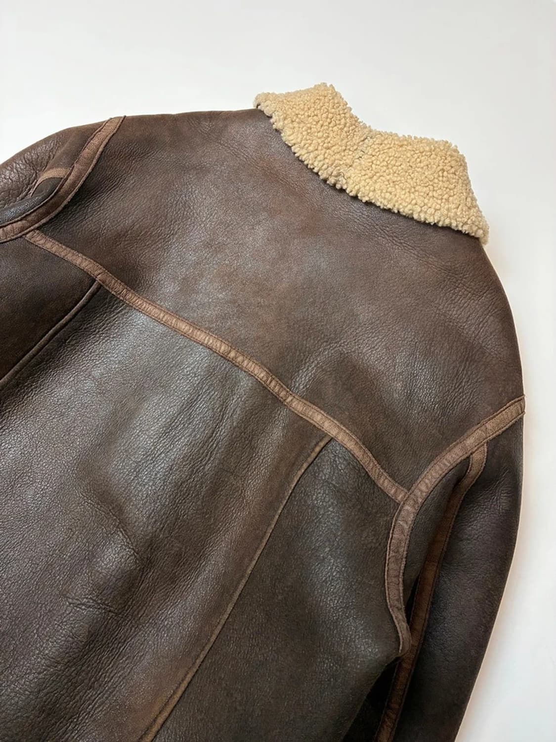 GALLUCCI 90's 시어링 플라이트 무스탕 자켓 PN5532    상품이미지6