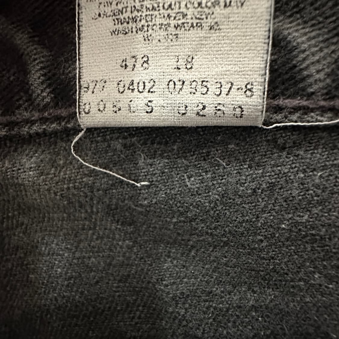 LEVI'S 505 00's vintage black jeans 상품이미지6