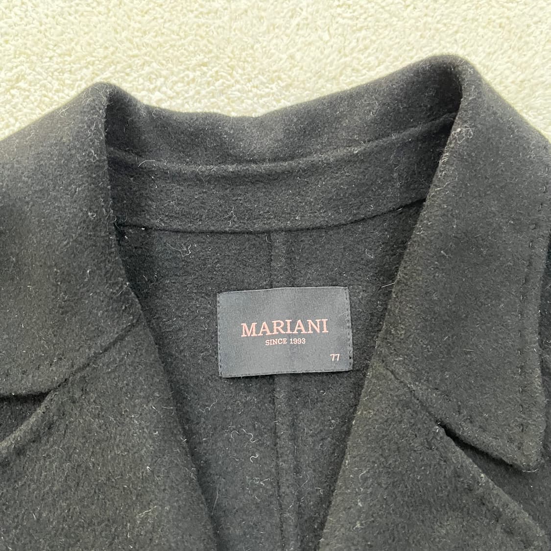 77 마리아니 여성 벨티드 롱코트 0311M 상품이미지2