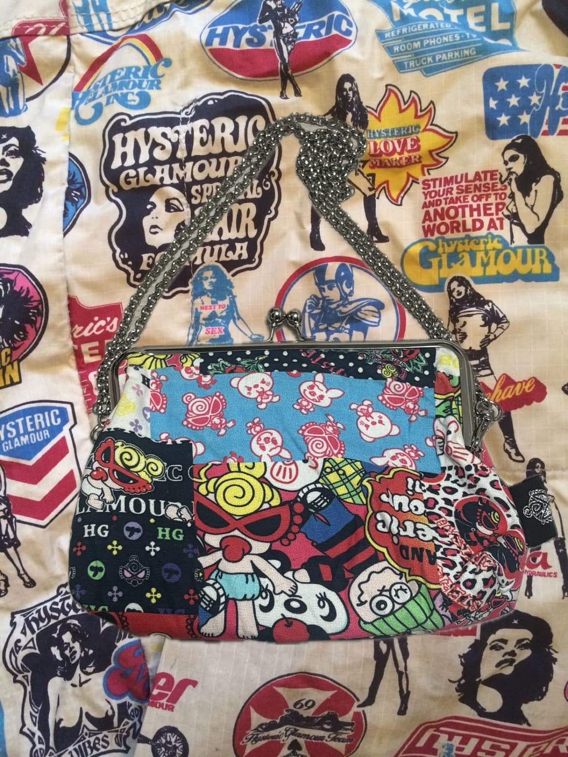 히스테릭 글래머 패치워크 가방 (레어) 상품이미지2