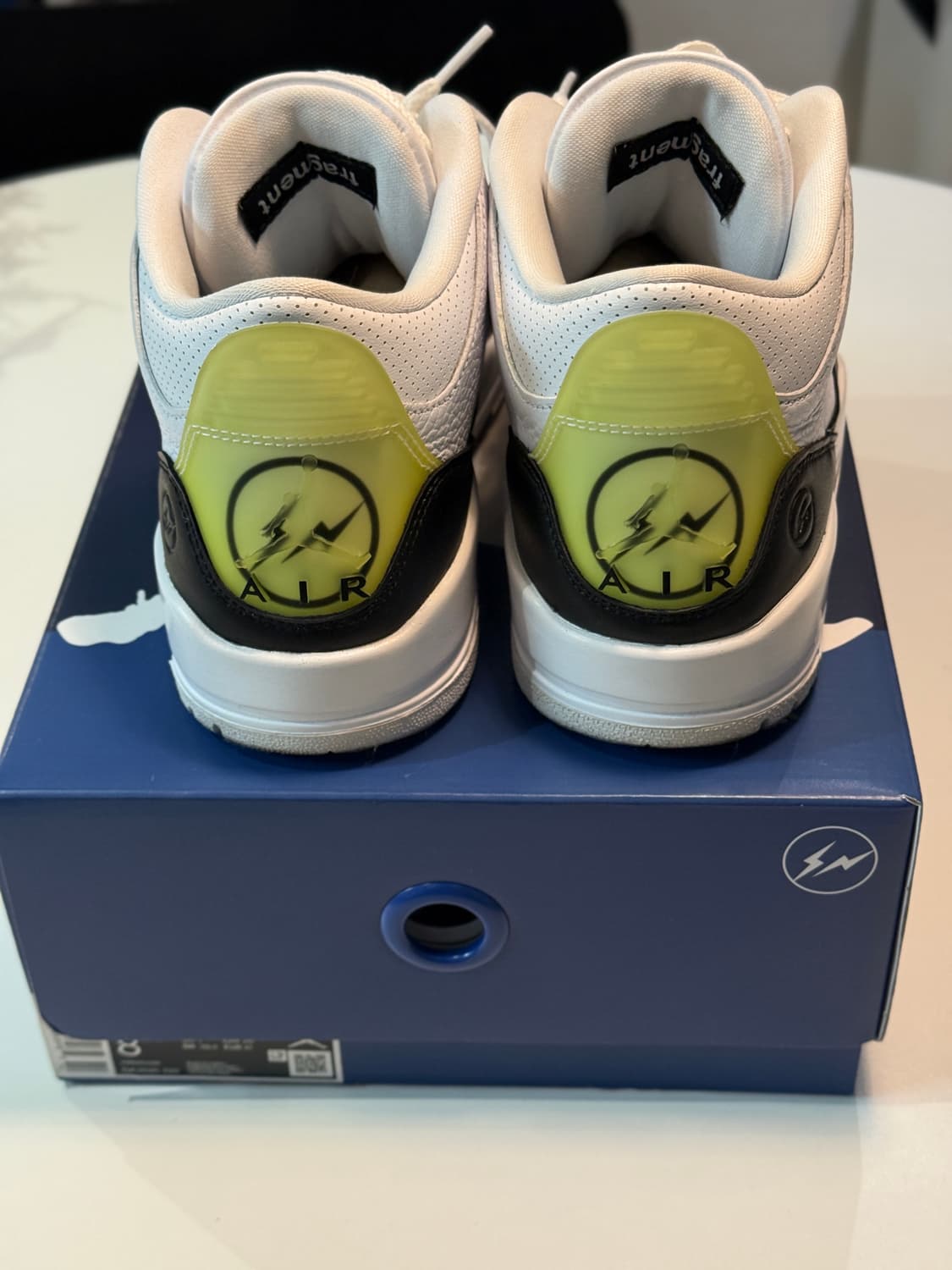 [260] 조던 3 x 프라그먼트 레트로 SP 화이트 블랙 상품이미지3