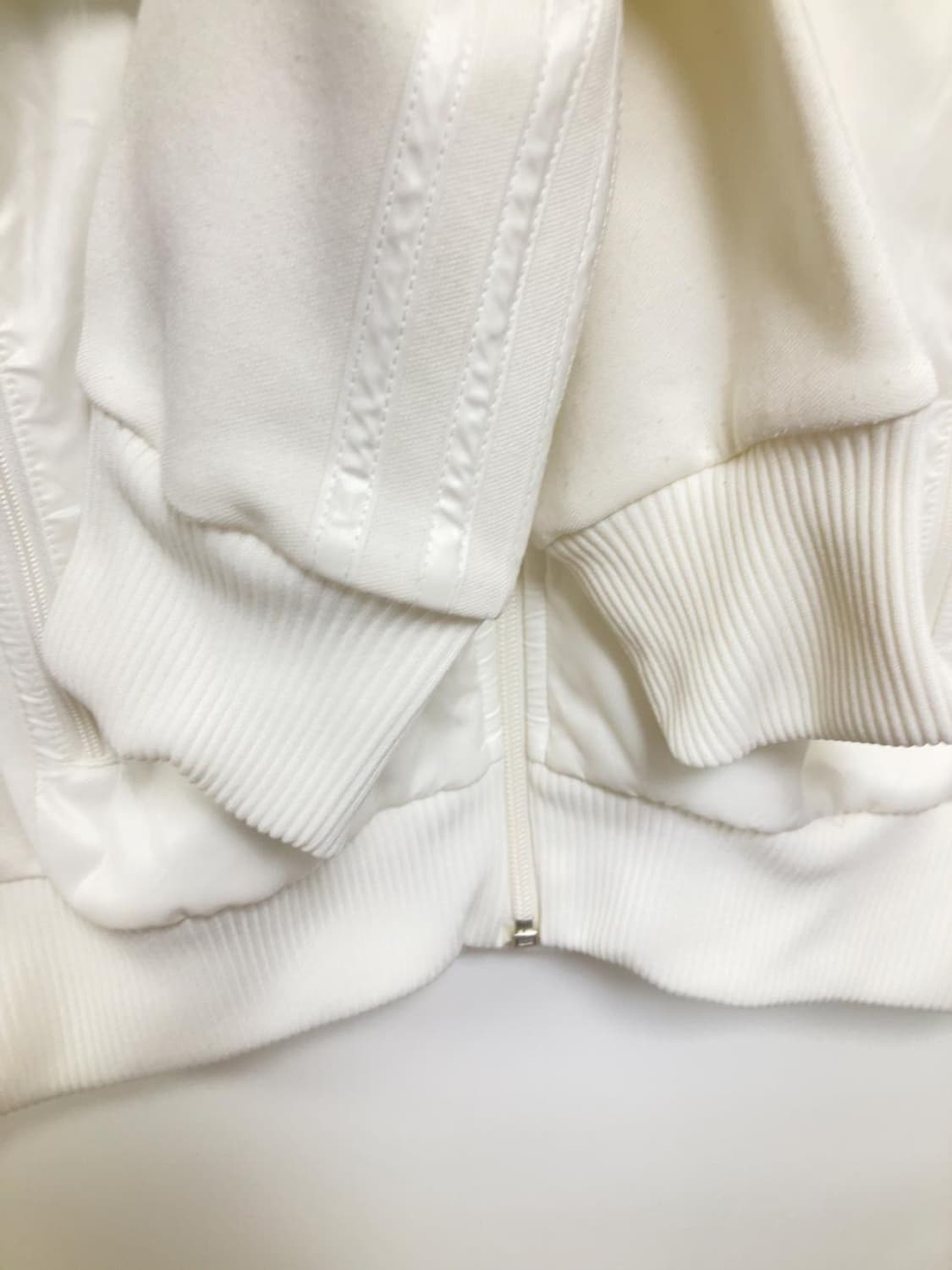 아디다스 흰금 져지 화이트 골드 트랙탑 집업 자켓 상품이미지4