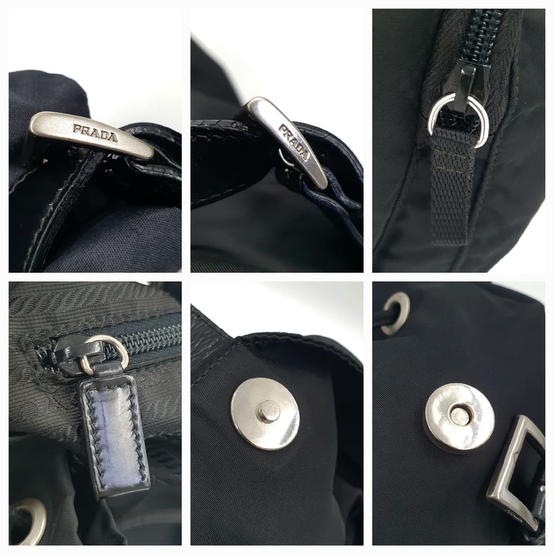 프라다 리나일론 원포켓 블랙 백팩 BZ4650 상품이미지6