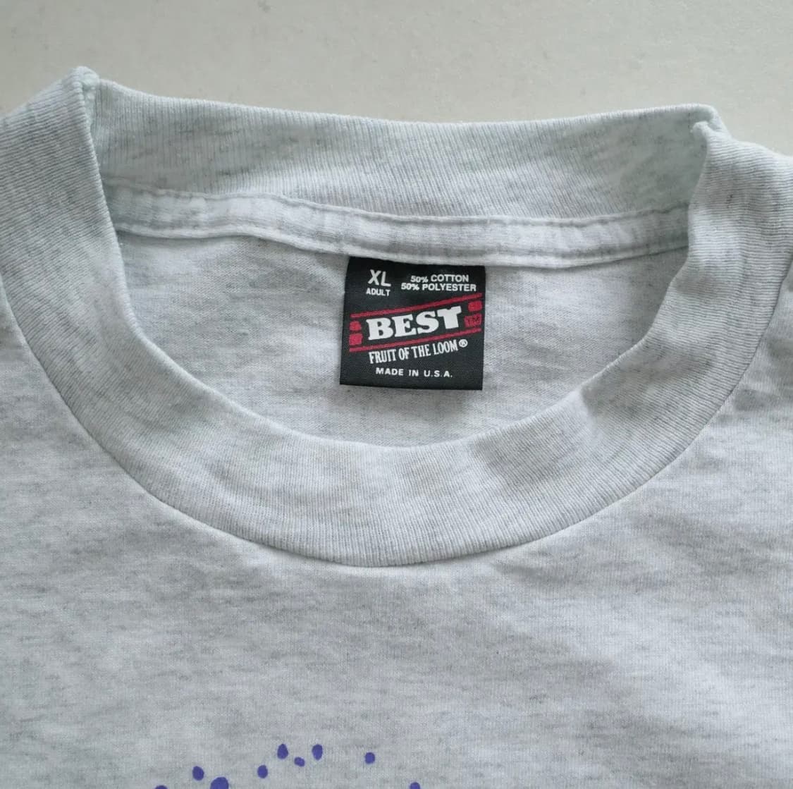 90s 프룻오브더룸 MADE IN USA 싱글스티치 티셔츠 상품이미지3