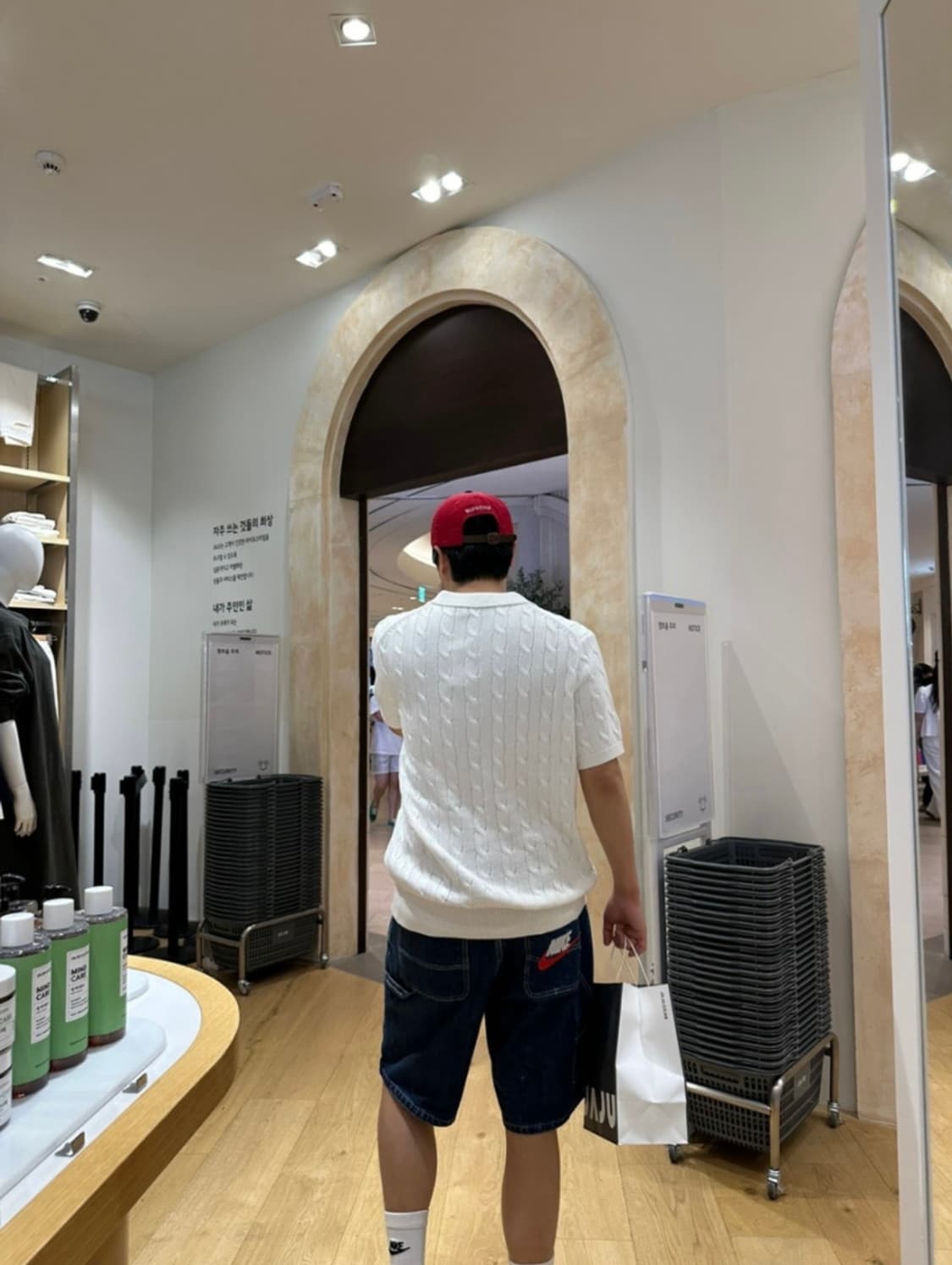 XL / 폴로 랄프로렌 케이블 PK 2버튼 반팔니트 화이트(블루포니) 상품이미지3