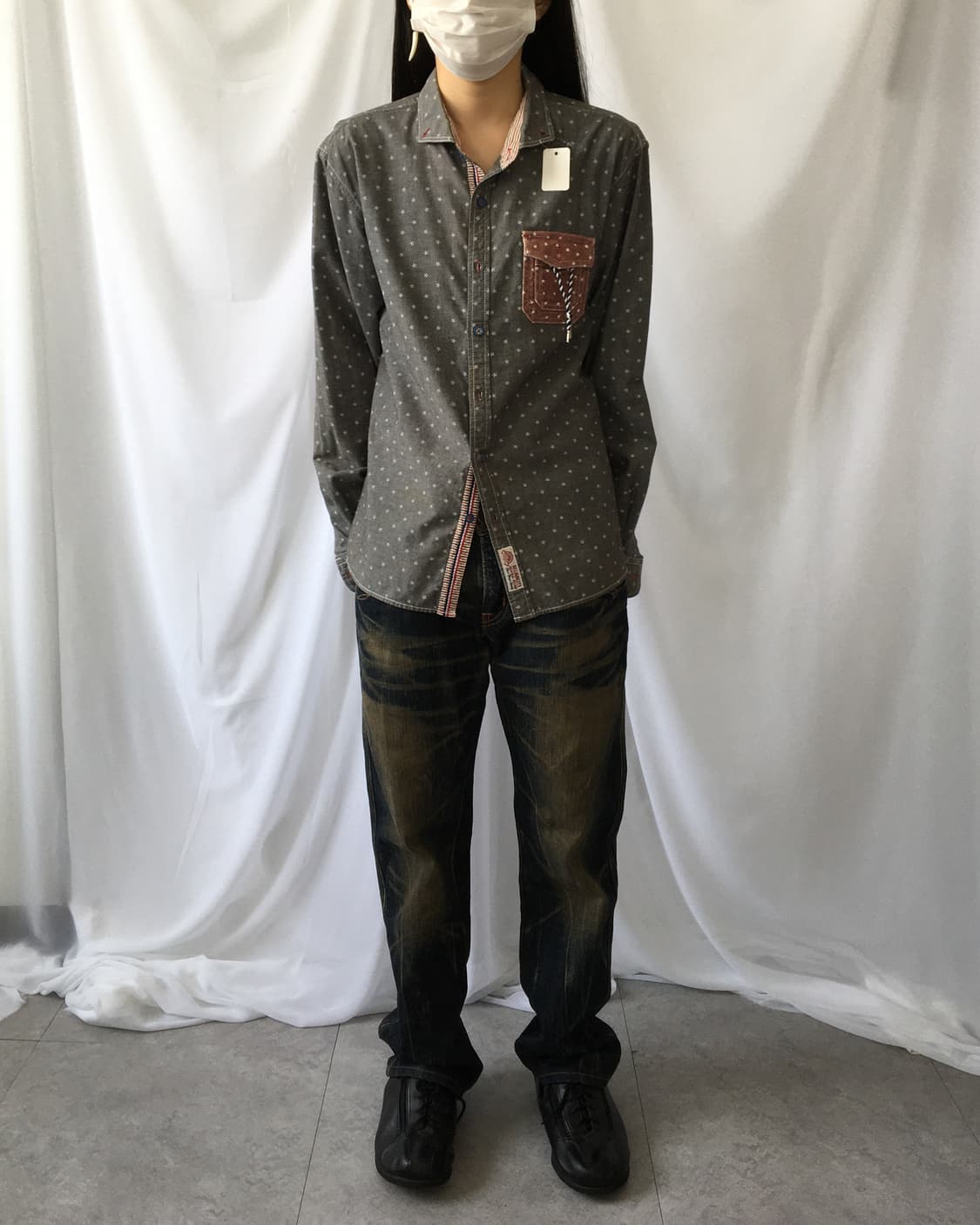 Star pattern shirt 상품이미지1